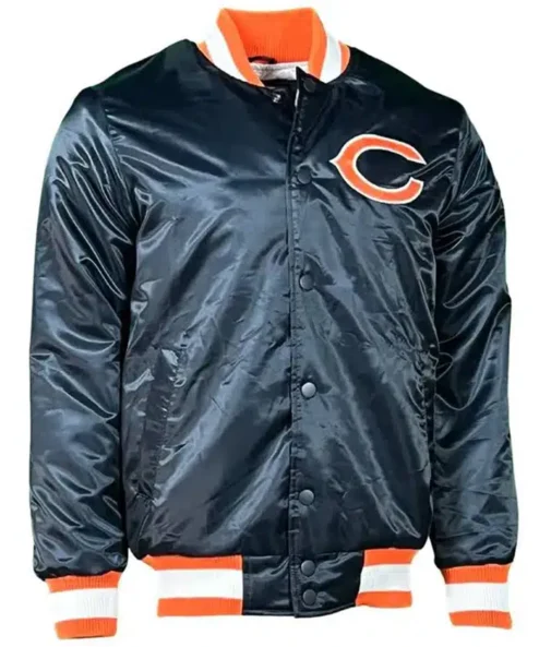 NFL Chicago Bears Vintage Satin Varsity Jacket