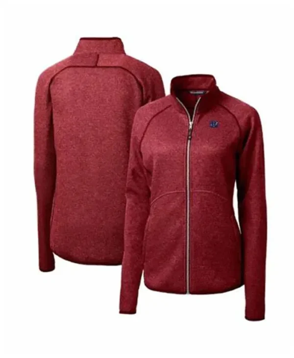 NFL Cincinnati Bengals Red Full-Zip Track Jacket