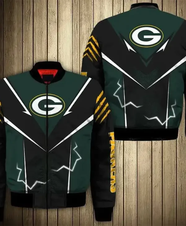 NFL Green Bay Packers Chaddy Full-Zip Bomber Jacket