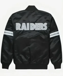 NFL Los Angeles Raiders Black Varsity Jacket