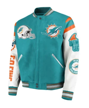 NFL Miami Dolphins Letterman Varsity Jacket
