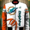 NFL Miami Dolphins Printed Bomber Jacket