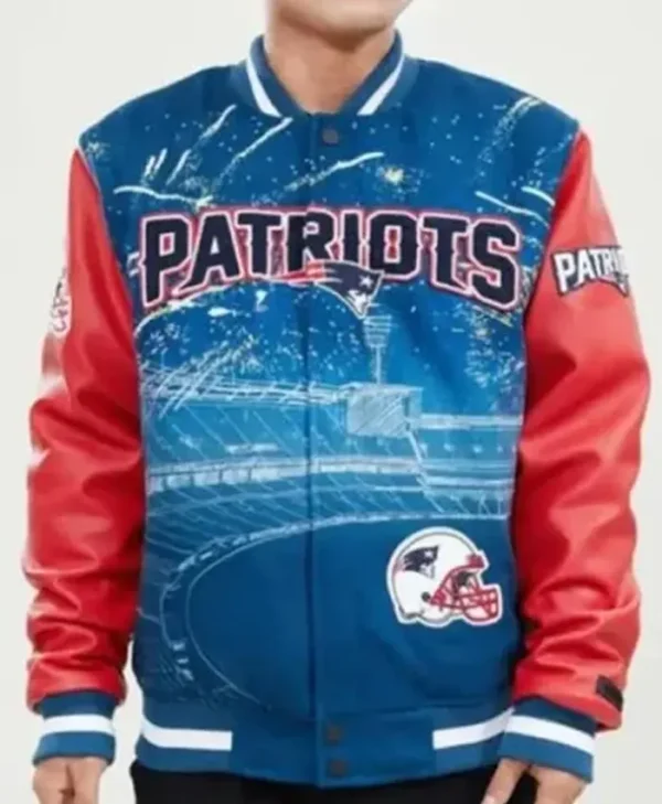 NFL New England Patriots Printed Bomber Jacket