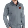 Nathan Team Chicago Bears Logo Grey Track Jacket