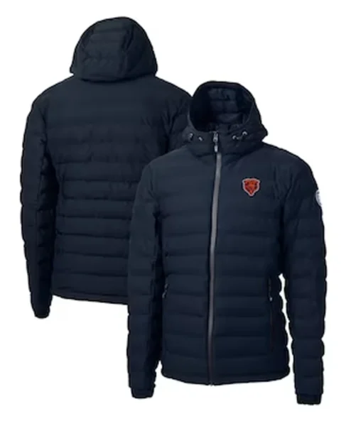 Nealy Chicago Bears Black Full-Zip Puffer Jacket