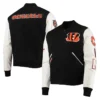 Nestor Cincinnati Bengals Black Wool Varsity Jacket