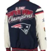 New England Patriots G-III Sports by Carl Banks Varsity Jacket
