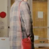 Our Christmas House Jodie Grant Plaid Coat Back