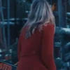 Our Christmas House Sabrina Orro Red Coat Back