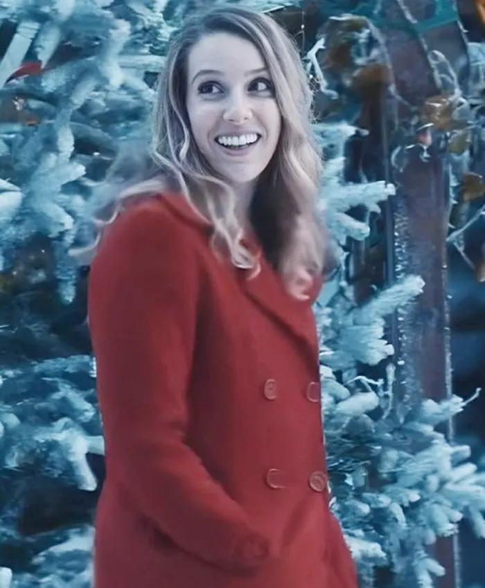 Our Christmas House Sabrina Orro Red Coat
