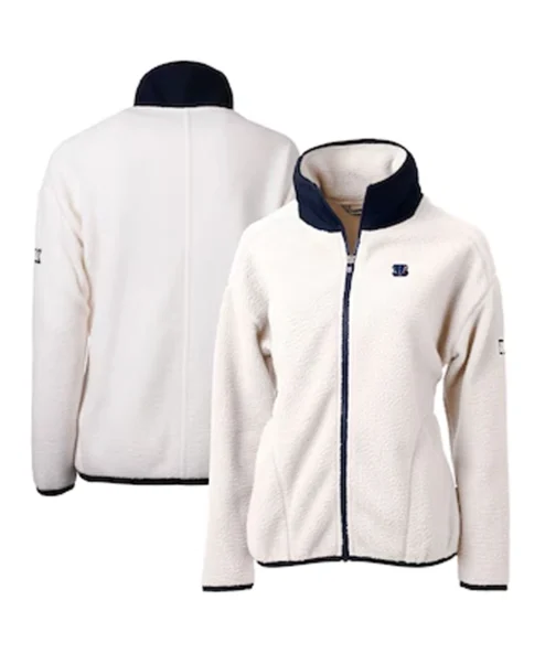 Peyter Cincinnati Bengals Sherpa Full-Zip Track Jacket