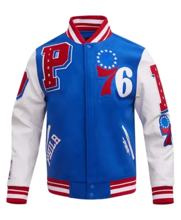 Philadelphia 76ers Pro Standard Letterman Varsity Jacket