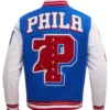 Philadelphia 76ers Pro Standard Varsity Jacket