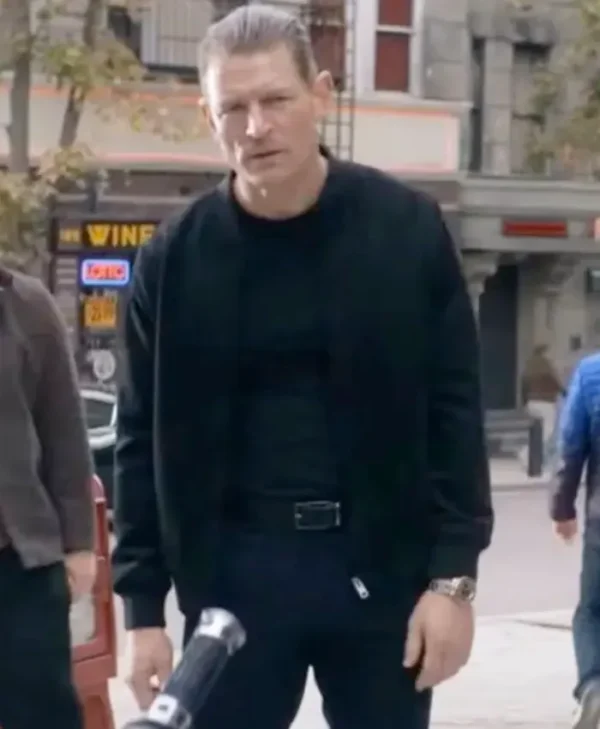 Philip Winchester Man With No Past 2025 Black Bomber Jacket