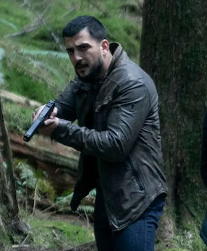 Phoenix Raei The Night Agent Leather Jacket