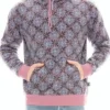 Playing Nice 2025 James Norton Two-Tone Print Hoodie