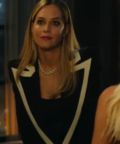 Roberta Contrasting Elite Season 08 Black Blazer