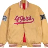 San Francisco 49ers Gold Satin Varsity Jacket