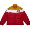 San Francisco 49ers In The Clutch Color-block Puffer Jacket
