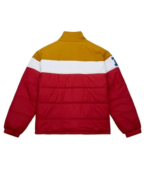 San Francisco 49ers In The Clutch Color-block Puffer Jacket Back