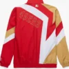 San Francisco 49ers Star Windbreaker Jacket Back