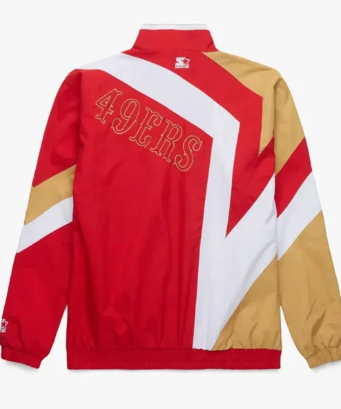 San Francisco 49ers Star Windbreaker Jacket Back