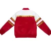 Script San Francisco 49ers Satin Varsity Jacket Back
