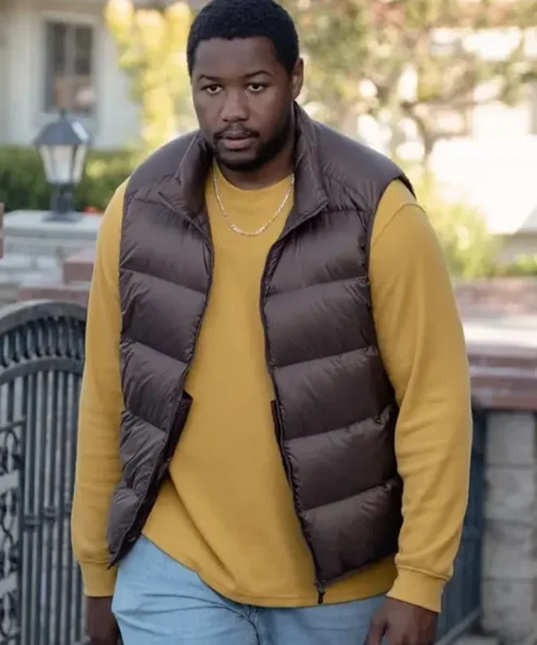 Sean Shrinking Tv Series Black Puffer Vest