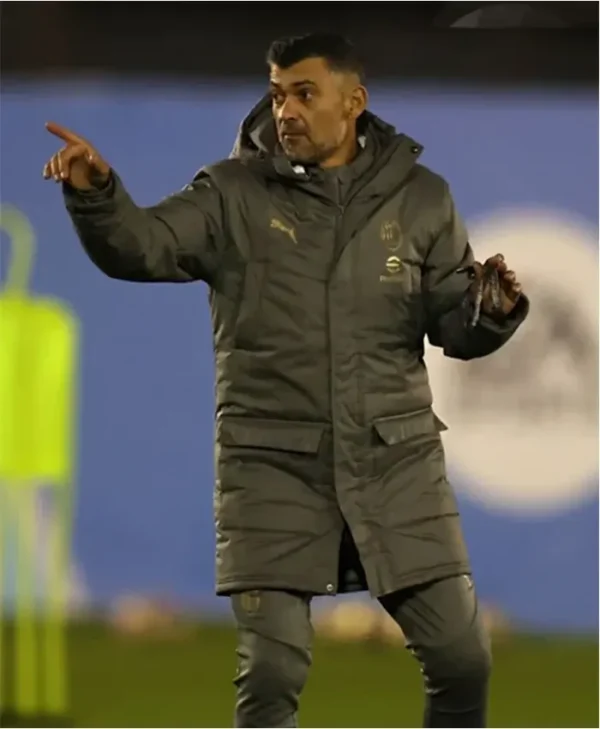 Sergio Conceicao AC Milan Training Grey Coat