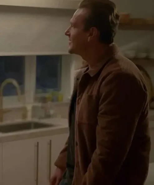 Shrinking S02 Jason Segel Brown Corduroy Jacket For Sale