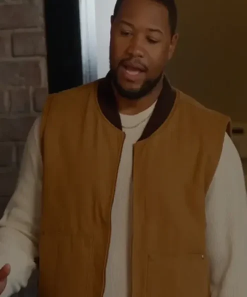 Shrinking S02 Luke Tennie Brown Vest