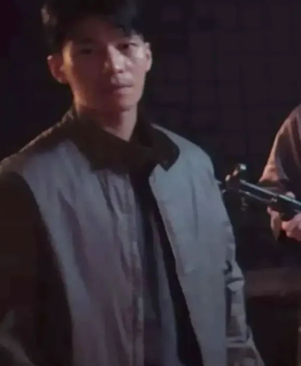 Squid Game S02 Hwang Jun-ho Grey Jacket