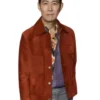 Squid Game S02 Seong Gi-hun Brown Suede Jacket For Sale