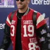 Super Bowl 2024 49ers Kyle Juszczyk Red Varsity Jacket For Sale
