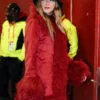 Taylor Swift Chiefs Game Red Coat