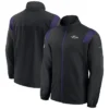 Team Baltimore Ravens Howie Black Zip Track Jacket