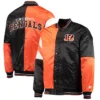 Team Cincinnati Bengals Starter Satin Varsity Jacket