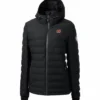 Team Cincinnati Bengals Zip Black Puffer Jacket