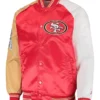 Team San Francisco 49ers The Reliever Scarlet Jacket