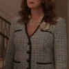 The Afterparty S02 Elizabeth Perkins Tweed Blazer For Sale