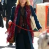 The Friend 2025 Naomi Watts Blue Trench Coat