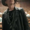 The Queen’s Gambit Benny Watts Black Leather Coat