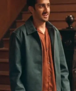 The Sex Lives of College Girls Arvind Blue Cotton Jacket