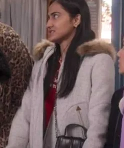 The Sex Lives of College Girls Bela Malhotra Grey Parka