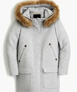 The Sex Lives of College Girls Bela Malhotra Grey Parka For Sale