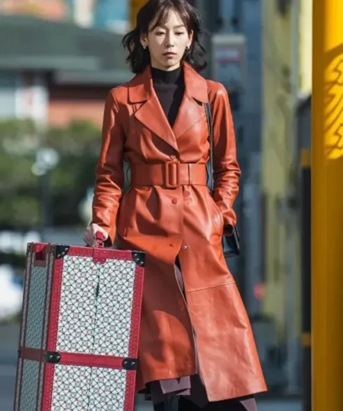 The Trunk No In Ji Red Trench Coat