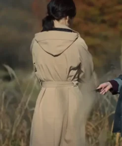 The Trunk No In-ji Beige Hooded Coat Back