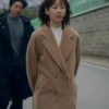 The Trunk No In-ji Brown Wool Trench Coat