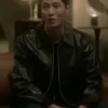 The Trunk S01 Um Tae-Seong Leather Black Jacket