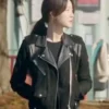 The Trunk Yoo In-young Black Biker Jacket